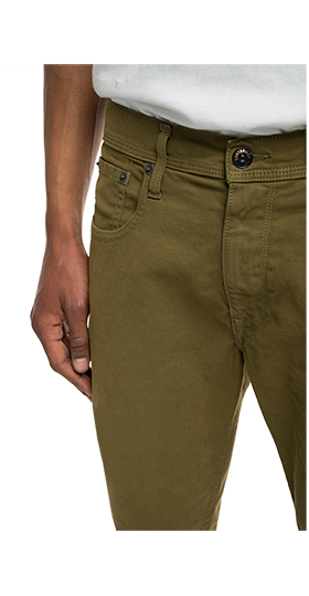 SARTORIALE ガーメントダイコットンサテンパンツ 詳細画像